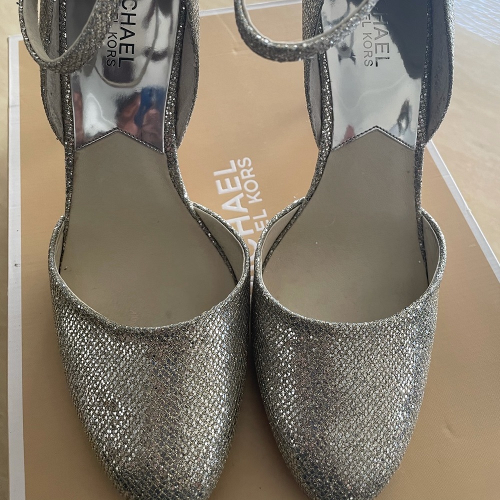 Michael Kors Georgia Ankle Strap Heels Size 10